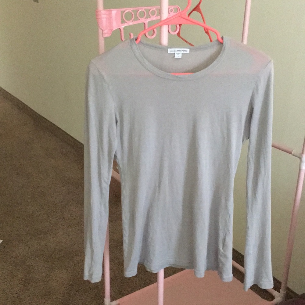James perse basic grey shirt